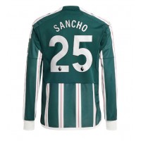 Manchester United Jadon Sancho #25 Auswärtstrikot 2023-24 Langarm
